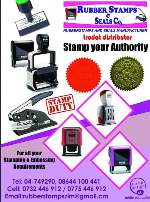 Rubber Stamps &amp; Seals Co. Zimbabwe