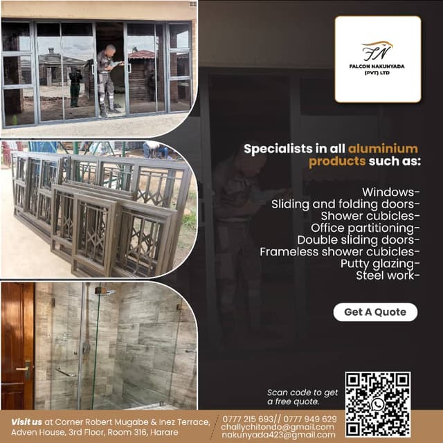 FALCON ALUMINIUM, GLASS AND STEEL
