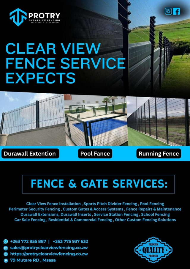 Protry Clearview Fencing